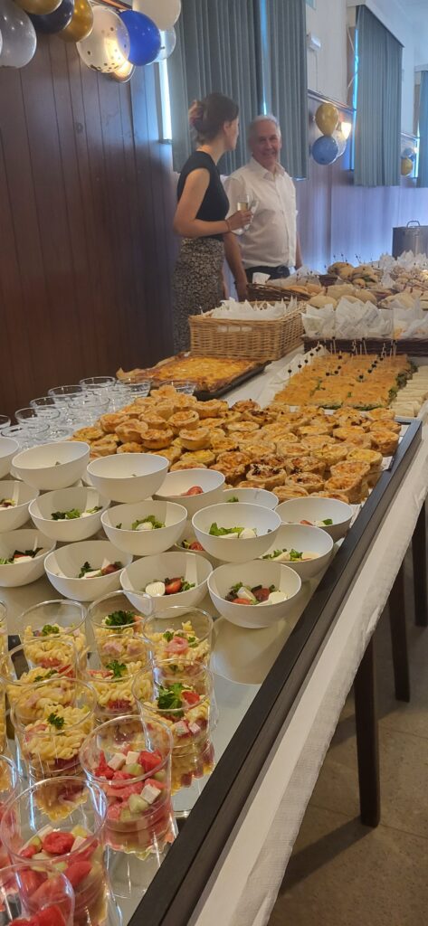 salle de réception pour une communion